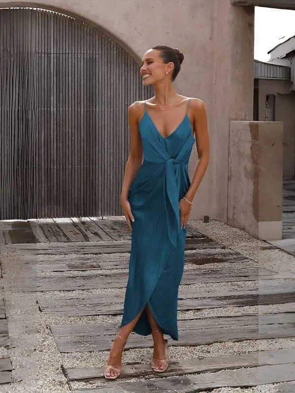 Robe Invitee De Mariage Satinee