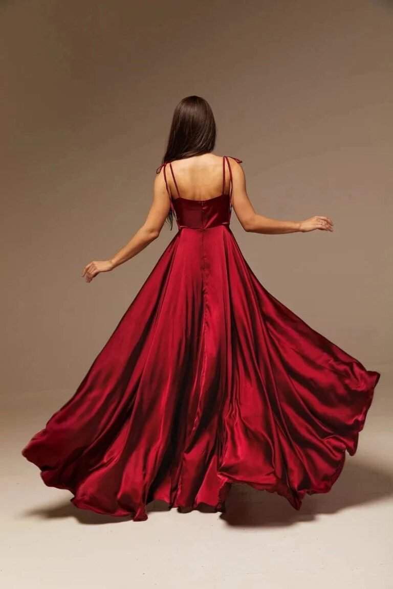 Robe Invitee De Mariage Vert Emeraude 10