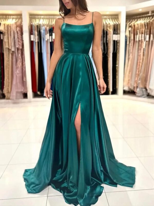 Robe Invitee De Mariage Vert Emeraude Vert Emeraude 32