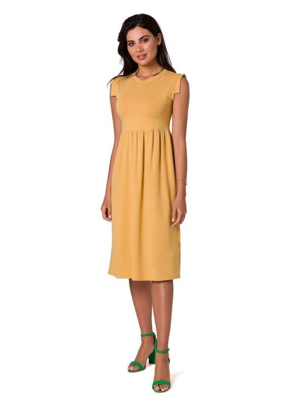 Robe Jaune Midi Casual S