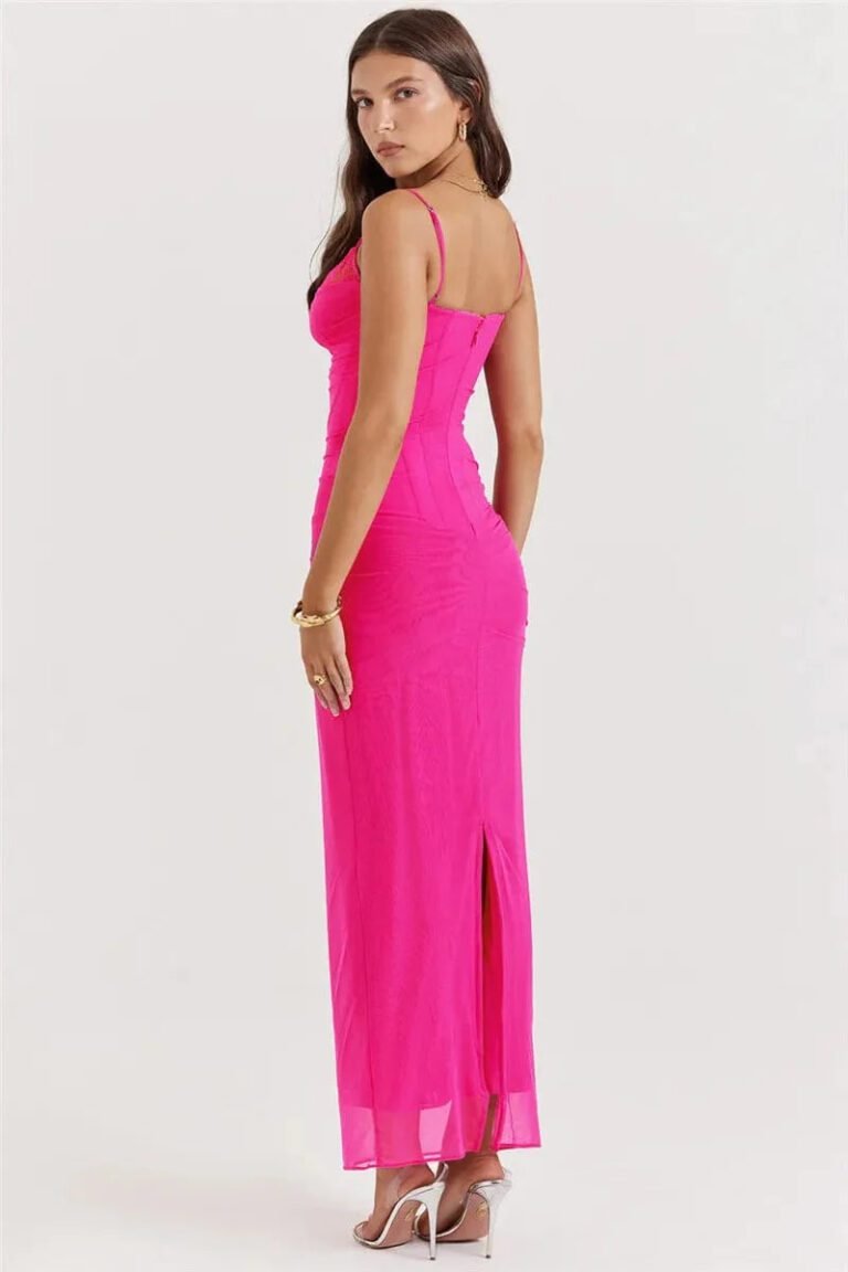 Robe Longue A Bretelles Spaghetti 2