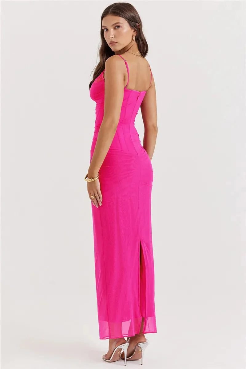 Robe Longue A Bretelles Spaghetti 2