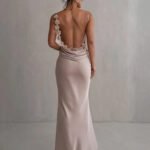 Robe Longue Dos Nu A Brettelles Spaghetti 11