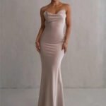 Robe Longue Dos Nu A Brettelles Spaghetti
