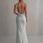 Robe Longue Dos Nu A Brettelles Spaghetti 9