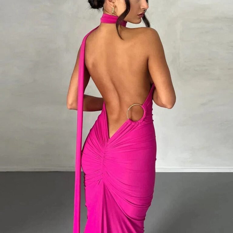 Robe Longue Dos Nu Chic 16