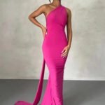 Robe Longue Dos Nu Chic Rose S