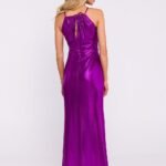 Robe Longue Fendue Metalissee 4
