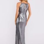 Robe Longue Fendue Metalissee 6