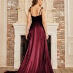 Robe Longue Invitee De Mariage Fendue 2