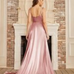Robe Longue Invitee De Mariage Fendue 4