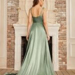 Robe Longue Invitee De Mariage Fendue 6