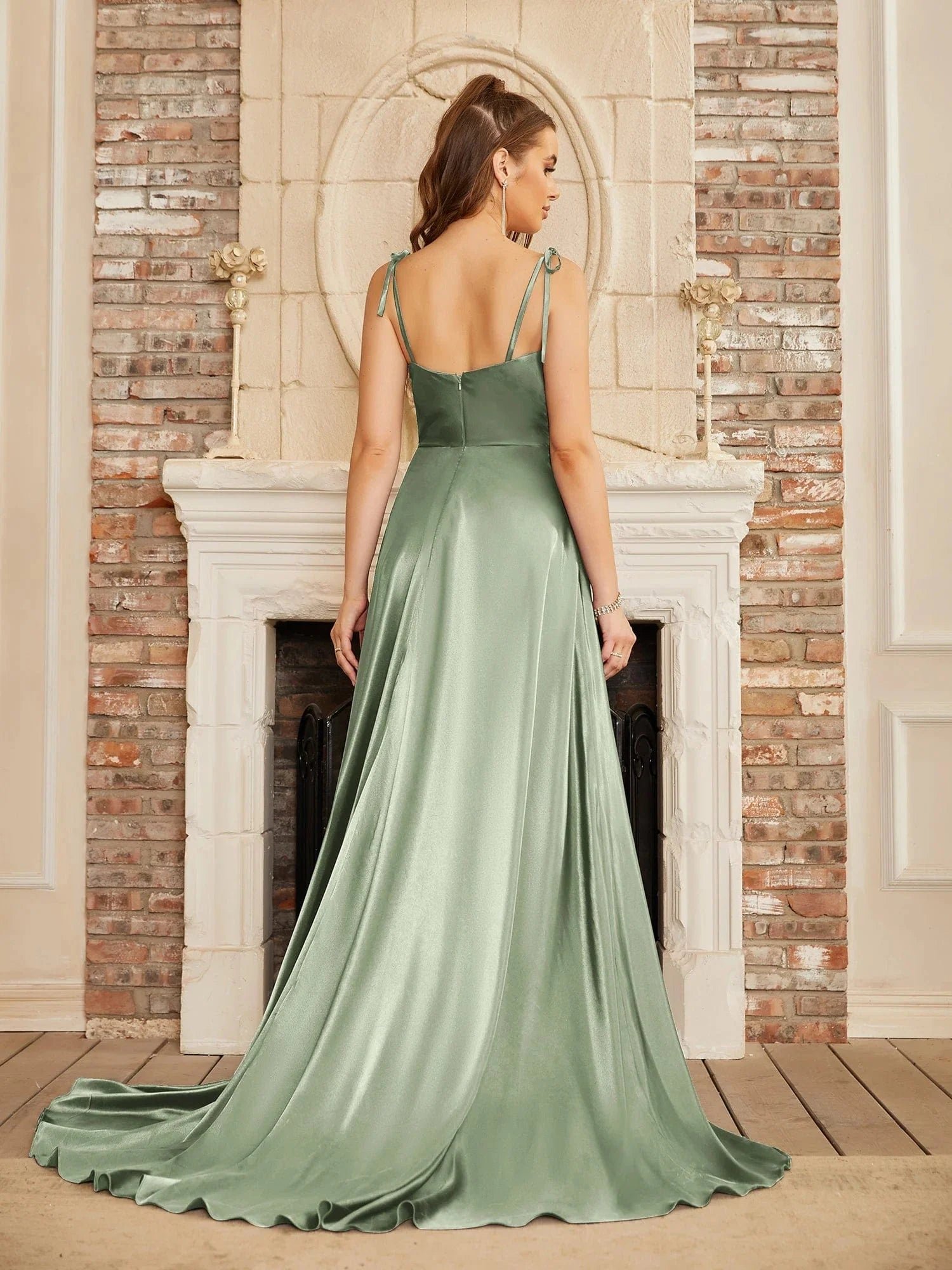 Robe Longue Invitee De Mariage Fendue 6