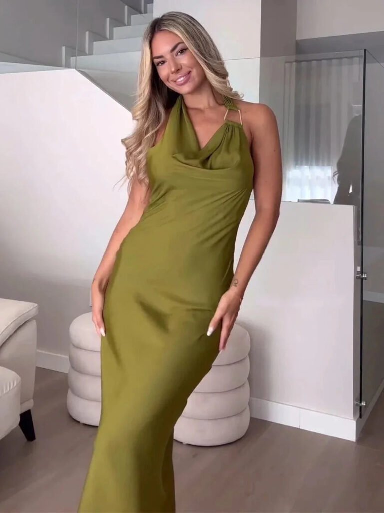 Robe Mere De La Mariee Longue Elegante