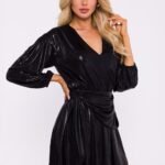 Robe Mini Drapee Metallisee 2