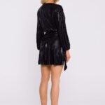 Robe Mini Drapee Metallisee 3