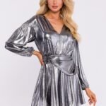 Robe Mini Drapee Metallisee 5