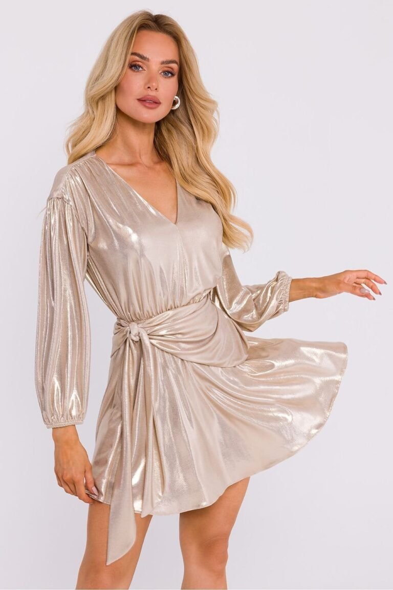 Robe Mini Drapee Metallisee 8