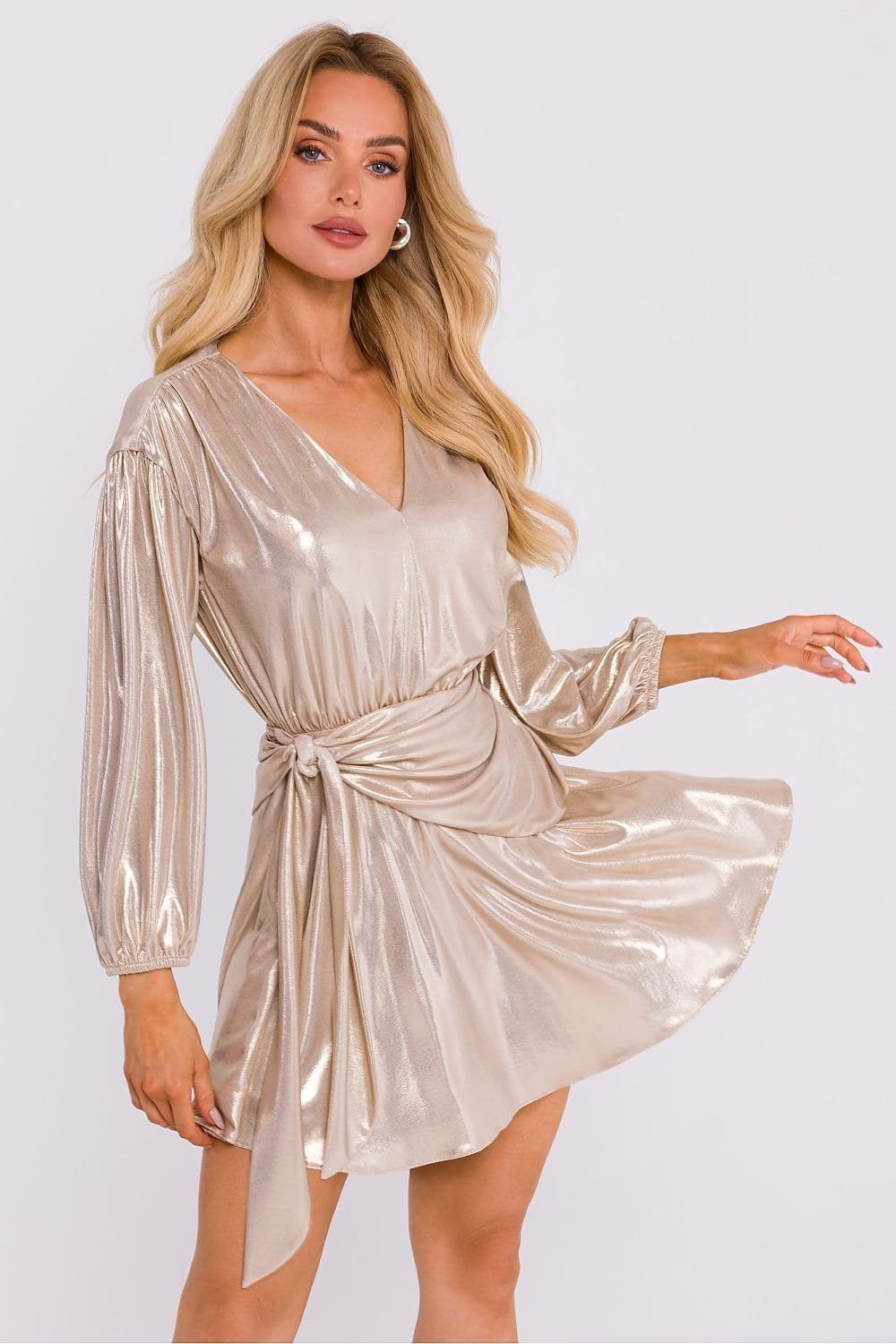Robe Mini Drapee Metallisee 8