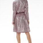 Robe Pailletee Manches Longues 11