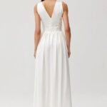Robe Pour Invitee Au Mariage Longue Sans Manches 11