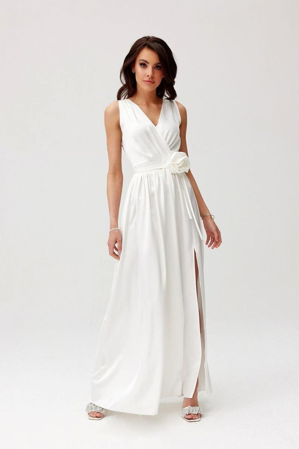 Robe Pour Invitee Au Mariage Longue Sans Manches 12