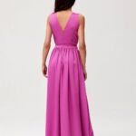 Robe Pour Invitee Au Mariage Longue Sans Manches 5