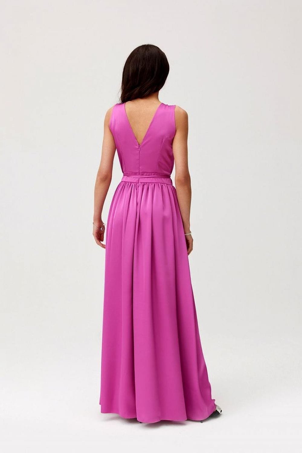 Robe Pour Invitee Au Mariage Longue Sans Manches 5