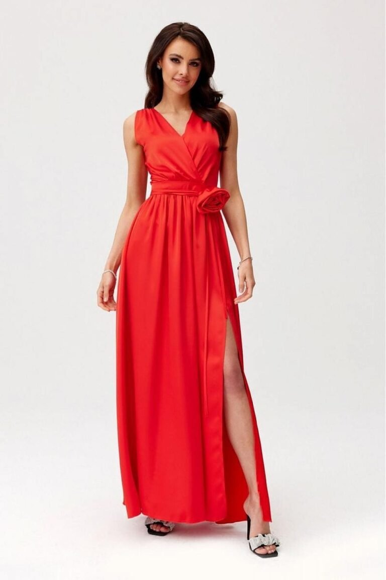 Robe Pour Invitee Au Mariage Longue Sans Manches 9