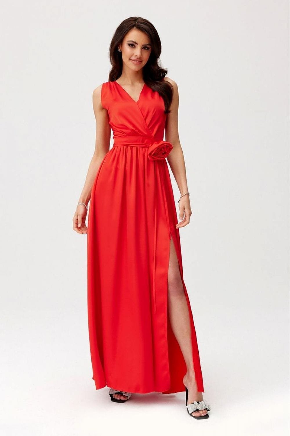 Robe Pour Invitee Au Mariage Longue Sans Manches 9