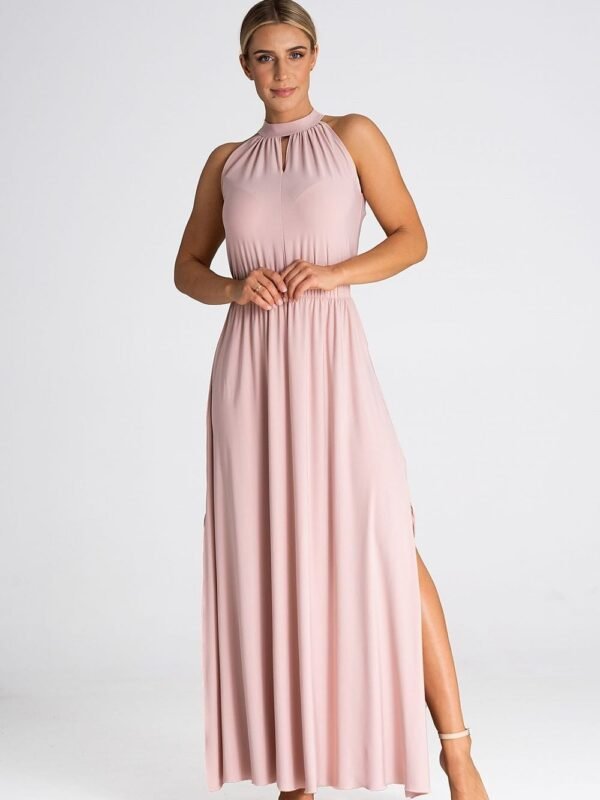 Robe Pour Mariage Invitee Chic Longue Rose Pale S