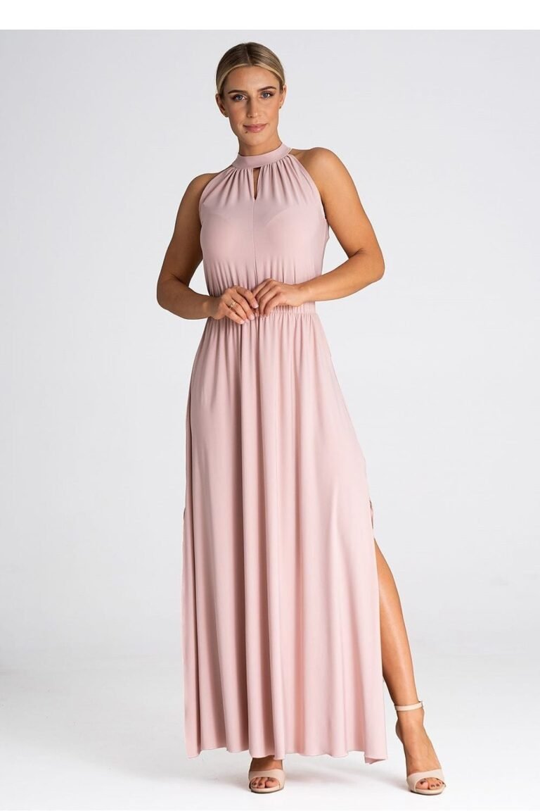 Robe Pour Mariage Invitee Chic Longue Rose Pale S