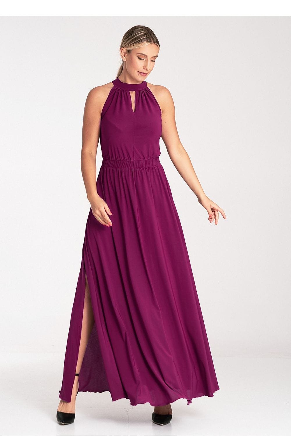Robe Pour Mariage Invitee Chic Longue Violet S