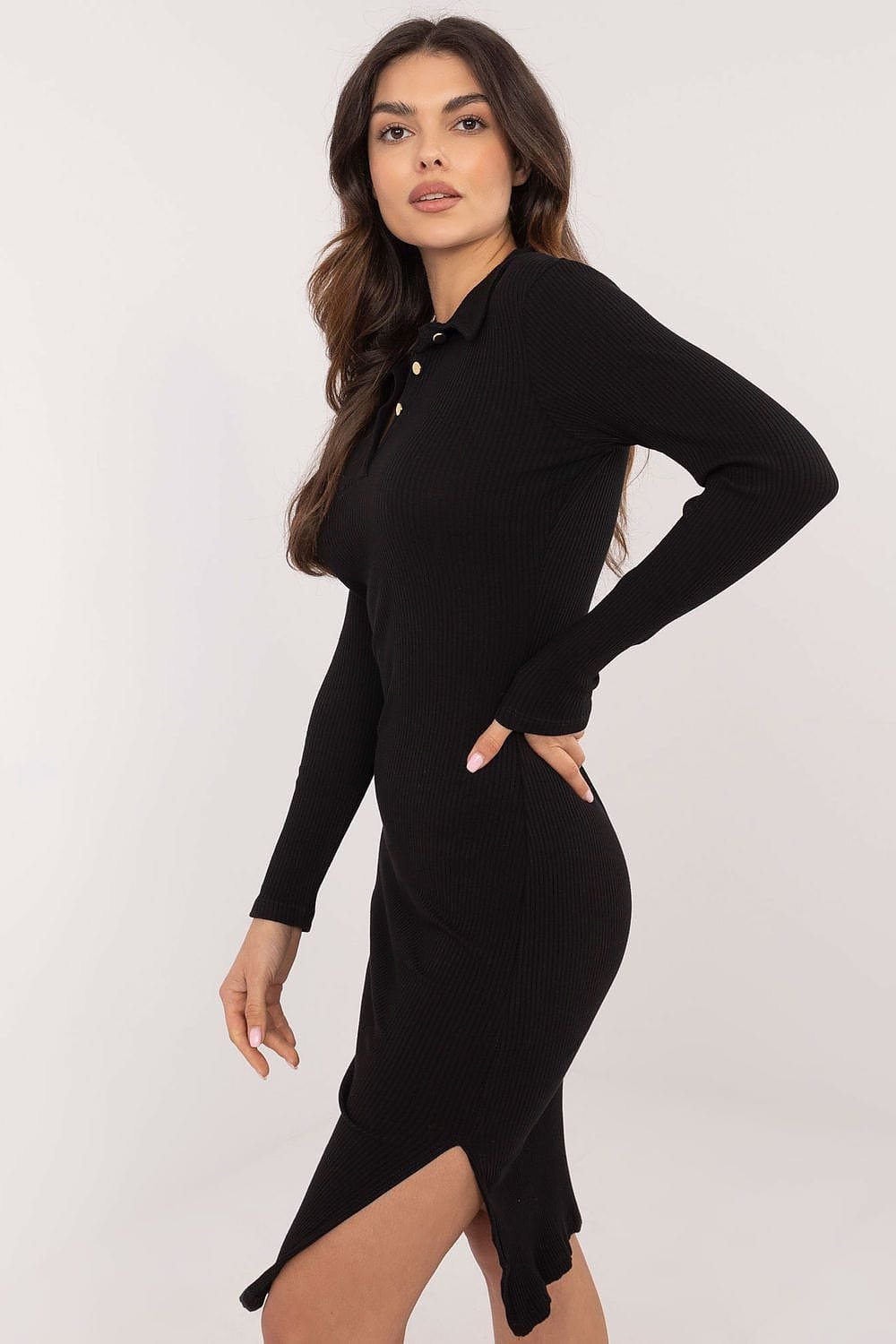 Robe Pull Casual Moulante Manches Longues 15