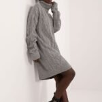 Robe Pull Col Roule Manche Longue 13