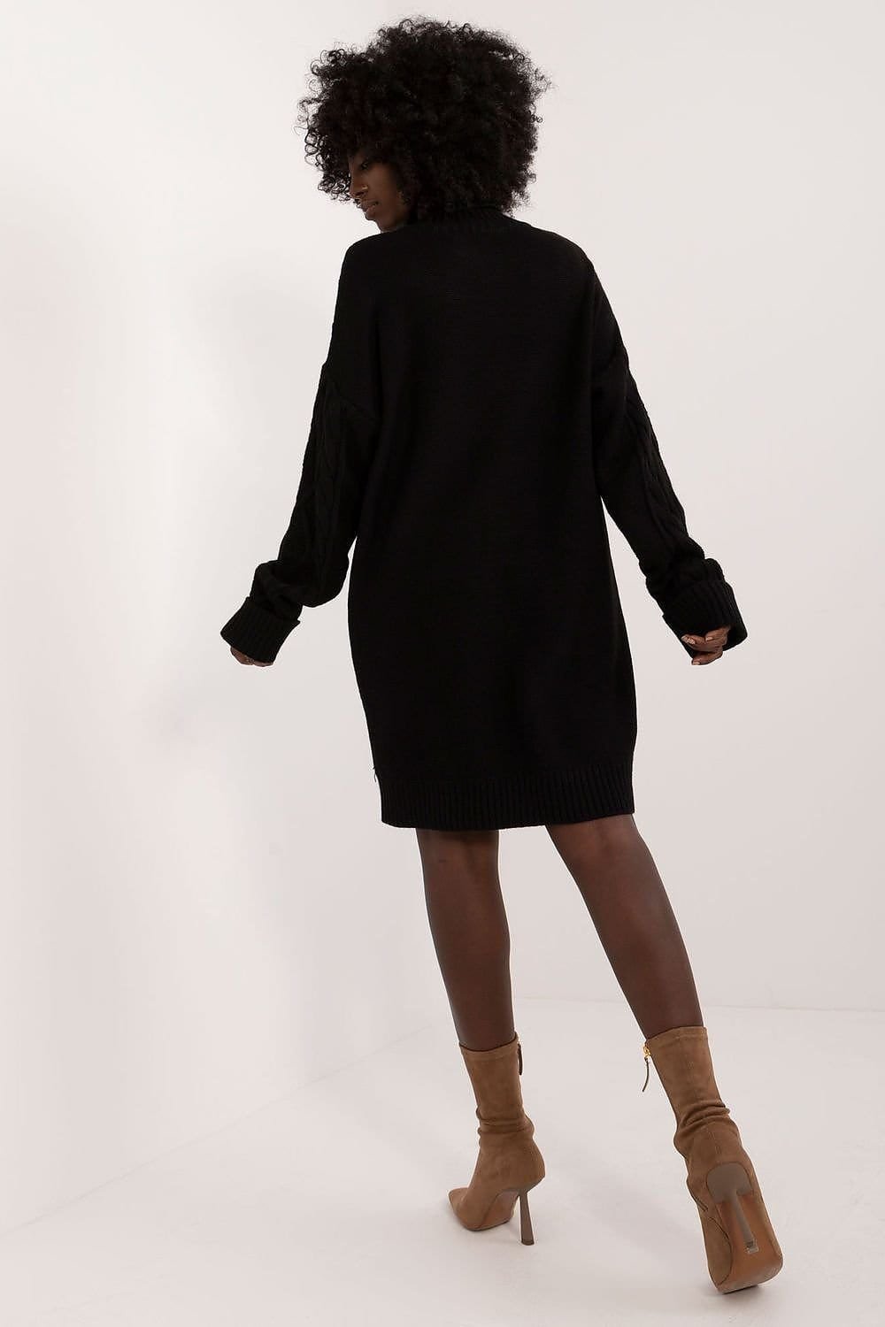 Robe Pull Col Roule Manche Longue 15