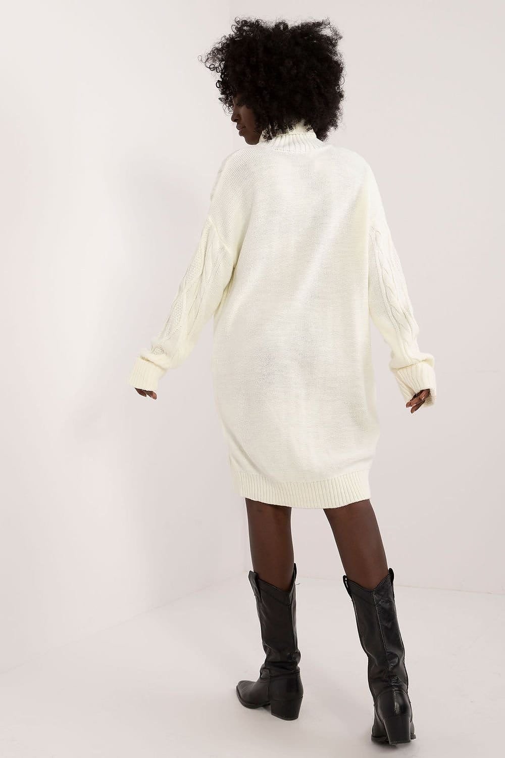 Robe Pull Col Roule Manche Longue 5