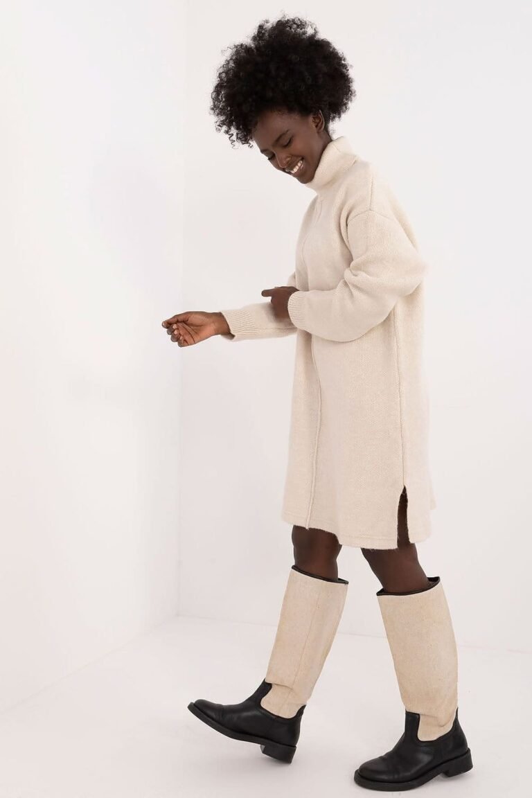 Robe Pull Hiver Femme Mi Longue 12