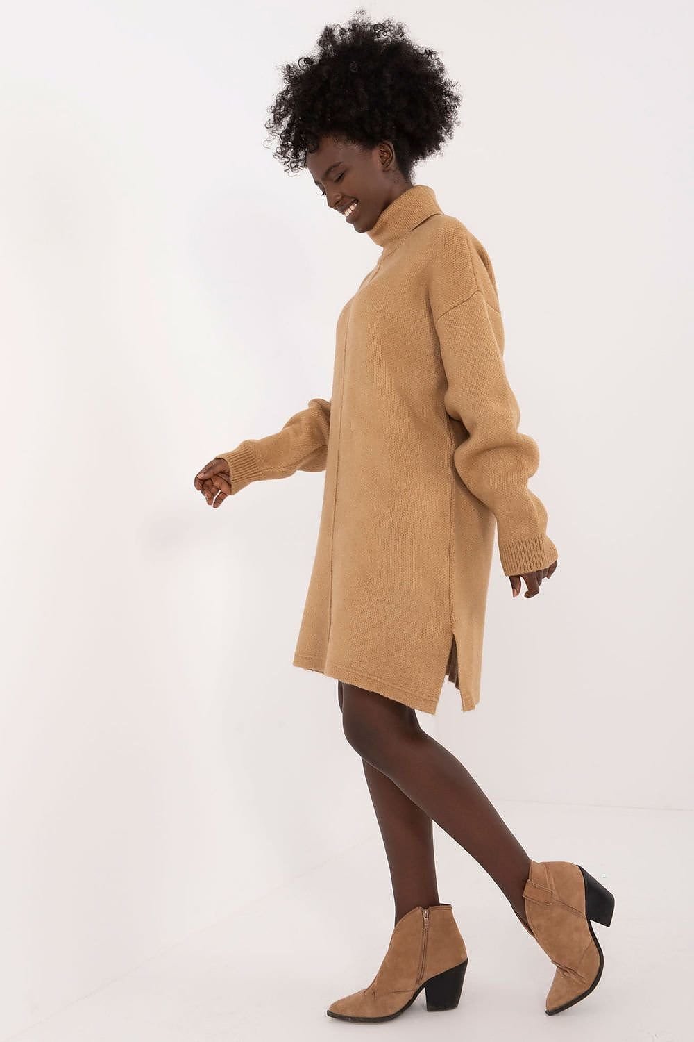 Robe Pull Hiver Femme Mi Longue 9