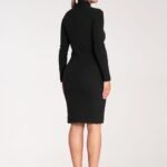 Robe Pull Moulante Col Montant