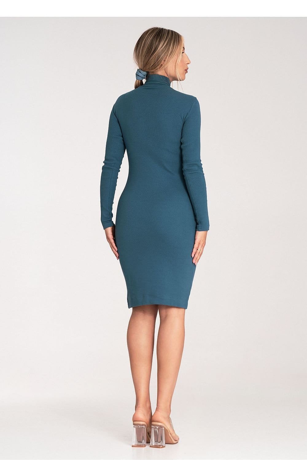 Robe Pull Moulante Col Montant 4