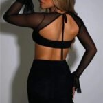 Robe Rose Sexy Courte 2