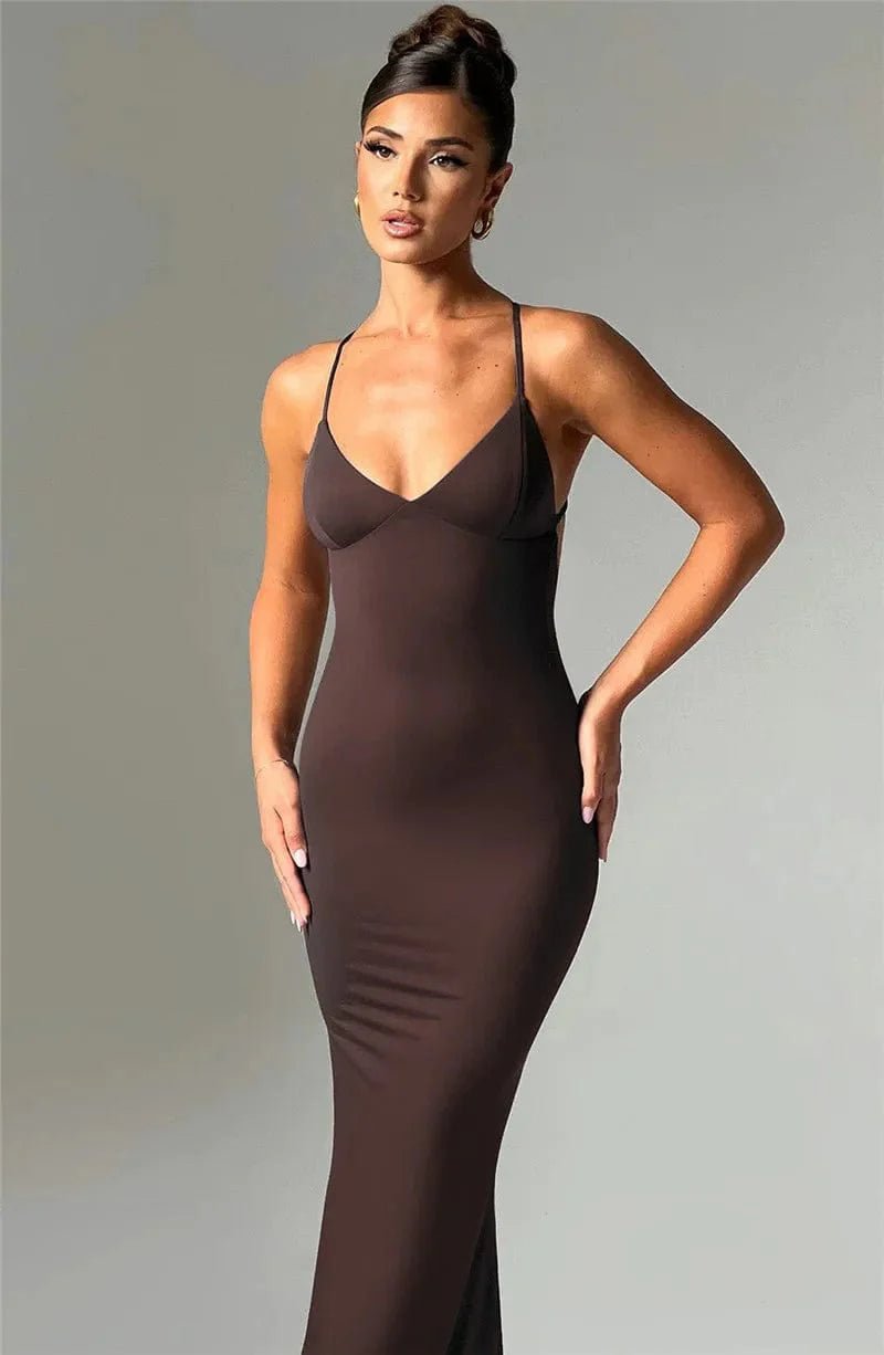 Robe Rouge Dos Nu Chic 3