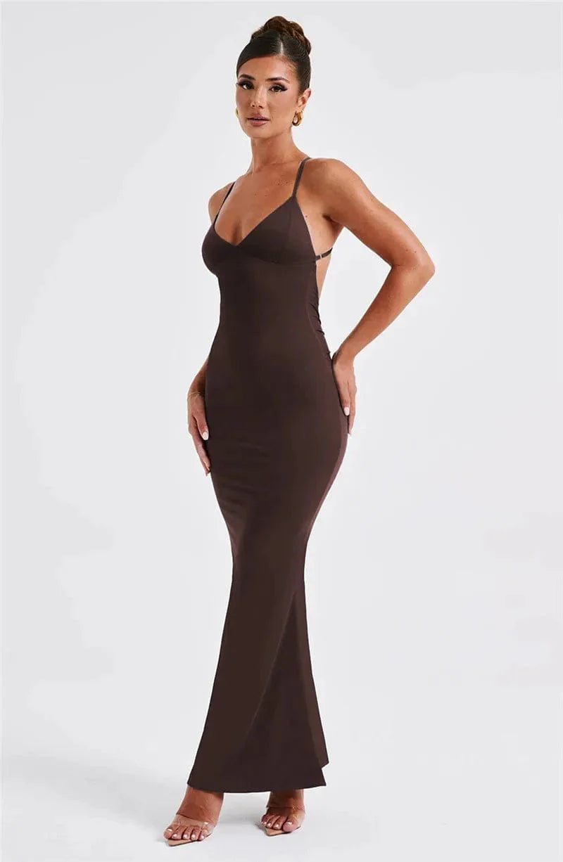 Robe Rouge Dos Nu Chic 4