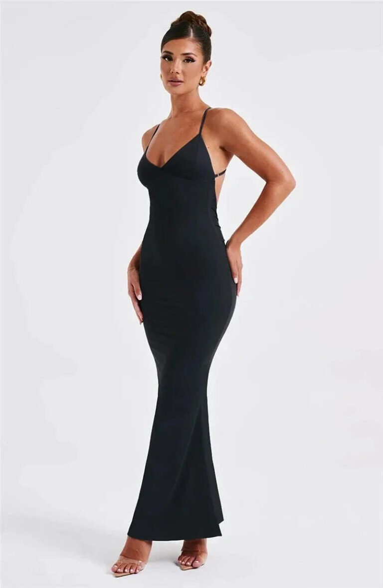 Robe Rouge Dos Nu Chic 7