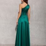 Robe Satin Fendue Longue Chic Pour Soiree 23