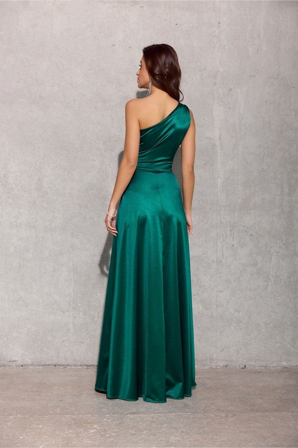 Robe Satin Fendue Longue Chic Pour Soiree 23