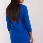 Robe Sweat Bleue Manches Longues 3