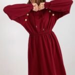 Robe Sweat Bordeaux Midi 2