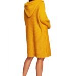 Robe Sweat Jaune En Tricot Manche Longue
